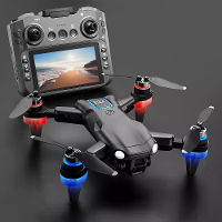 WLRC M9 WiFi FPV met 12,5 cm LCD schermcontroller HD dualcamera servo gimbal optische flow positionering borstelloze opv