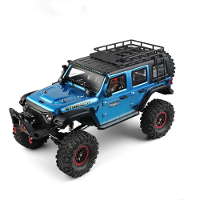 Wltoys 104010 RTR 1/10 2.4G 4WD RC Auto Rock Crawler Off Road Klimwagen Volledig Proportionele LED verlichting Voertuigm