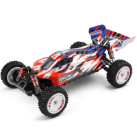Wltoys 124008 RTR 1/12 2.4G 4WD 3S Borstelloze RC Auto 60 km/u Off Road Klimmen Hoge Snelheid Truck Volledige Proportion
