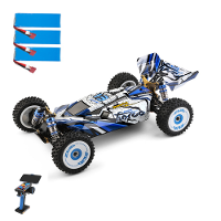 Wltoys 124017 Brushless V2Upgraded Several 2200mAh Accu RTR 1/12 2.4G 4WD 70km/h RC Auto Voertuigen Metaal Chassis Mod