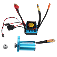 Wltoys 124017 V2 124018 124019 144001 RC Auto Opgewaardeerde Brushless 2845 4300KV Motor/45A ESC 19T 0.7M Tandwiel Reser