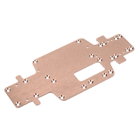 Wltoys 284161 1/28 RC Auto Metalen Chassis Onderplaat 2555 Voertuigen Modellen Reserveonderdelen