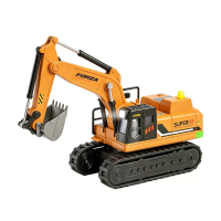 WLtoys 6402 1/64 2.4G Mini RC excavator 340° rotatie legeringemmer kleurrijke achterlichten desktop draagbare voertuigen
