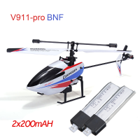 Wltoys V911 Pro V911 V2 4ch Helicopter Bnf With 200mah Batteries