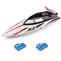 Wltoys WL912 A ABS Hoge Snelheid 35 km/u 100m Afstandsbediening RC Boot Schip Met Waterkoelsysteem Voertuigmodellen Twee