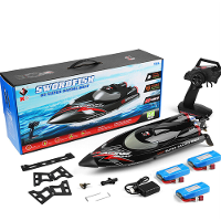 Wltoys WL916 Diverse Batterij RTR 2.4G Brushless RC Boot Snel 60km/u Hoge Snelheid Voertuigen LED Licht Waterkoeling Mod