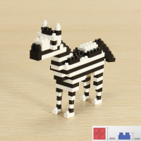 Wltoys Zebra 100pcs Animal Blocks Educational Toy 6612