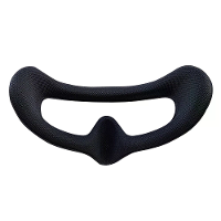 FPV bril vervangende zachte oogmasker, 12 g ultralicht, dubbel laags schuim & Lycr, ademend/schweissafvoer, Zwart/Grijs,