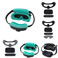 WLYL Beschermhoes Zachte Gezichtsplaat Comfoftabele Pad Vliegtuigbril Spons Foam Masker Padding + Voofhoofd en Achterhoo