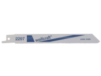 Wolfcraft 2297000 2 reciprozaagbladen Zaagbladlengte 152 mm