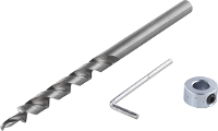 Wolfcraft 2933000 HSS Getrapte boor 2 delig 9.5 Mm Gezamenlijke lengte 180 mm 1 stuk(s)