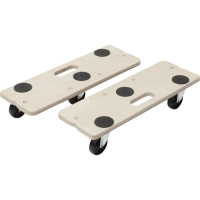 Wolfcraft 5542000 Meubel transportroller Multiplex Laadvermogen (max.): 250 Kg 565 mm x 390 mm x 120 mm Aantal rollers 6