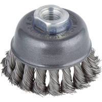 Wolfcraft Staaldraad komborstel WS getordeerd M14 Ø 75 mm 2125000 1 stuk(s)