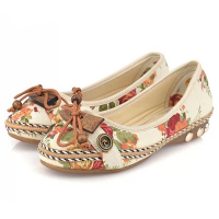 Women Casual Flat Loafers Round Toe Flats Colorful Round Toe Loafers