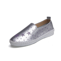 Women Casual Summer Loafers Star Pattern Slip On Flat Shoes