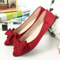 Women Chic Flat Loafers Lazy Driving Shoes Slip On Bowknot Shoes