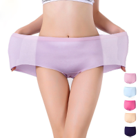Women Elastic Seamless Cotton High Waist Abdomen Shaping Multi Color Underwear Panties