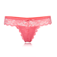 Women Erotic Floral Lace Seamless Thongs Cheeky Intimate Lingerie Panties