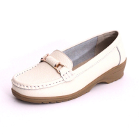 Women Flat Shoes Autumn Round Toe Shoes Soft Sole Shoes Anti Slip Flats