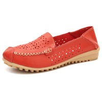 Women Flats Casual Comfortable Soft Round Toe Hollow Out Flat Loafers Shoes