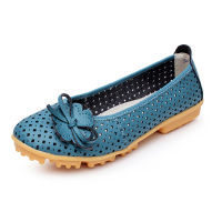Women Flats Shoes Comfortable Soft Slip On Hollow Out Flower Casual Flats Loafers Shoes