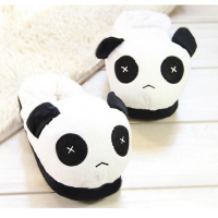 Women Men Lovers Cute Panda Home Slippers