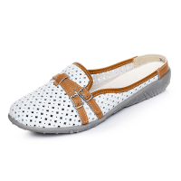 Women Slipper Sandals Flats Shoes Comfortable Soft Casual Hollow Out Beach Flats Slipper Shoes