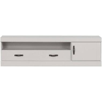 WOOOD tv dressoir Bold   mistwit   52x180x41 cm   Leen Bakker