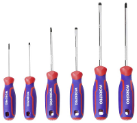 WorkPro 6 tlg Universeel Schroevendraaierset PH0, PH1, PH2