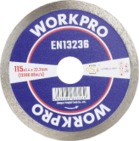 WorkPro GSOSCR 1 Doorslijpschijf 115 mm 1 stuk(s) Keramiek, Porselein, Marmer, Metselwerk, Glas, Kalksteen, Graniet, Natuursteen, Zandsteen