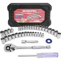 WorkPro WP202536 Schroevendraaierbitset Metrisch, Inch 39 delig