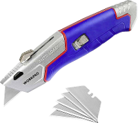 WorkPro WP213012 WorkPro zelfladend, intrekbaar universeel mes 1 stuk(s)