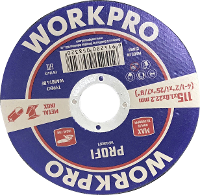 WorkPro WP406373 Doorslijpschijf 115 mm 10 stuk(s) Inox, Metaal