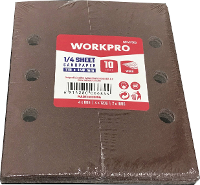 WorkPro WP407202 Schuurpapier Met klittenband (l x b) 140 mm x 115 mm 10 stuk(s)