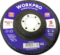 WorkPro WP407519 Lamellenschuurschijf Diameter 115 mm Boordiameter 22.2 Mm 10 stuk(s)