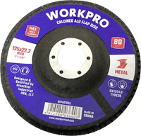 WorkPro WP407523 Lamellenschuurschijf Diameter 125 mm Boordiameter 22.2 Mm 10 stuk(s)