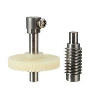 Worm Reduction Gear Set Of Metal And Plastic Diy Production Motor Gear