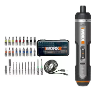 WORX WX242 4V Elektrische Schroevendraaierset Slimme Draadloze Elektrische Schroevendraaiers USB Oplaadbaar 30 Bits Set