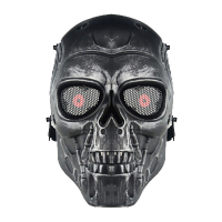 WoSporT Schedel Gezichtsmasker Airsoft CS Paintball Tactische Militaire Halloween kostuum partij