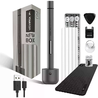 Wowstick 1F+ Elektrische Schroevendraaier 64 in 1 Dubbele Modus Draadloos 3 LED Lichten Lithium ion Batterij Legering St