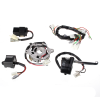 Wring Harness Ignition Switch Cdi Unit Magneto Stator Assembly For Yamaha Pw50