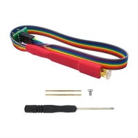 WSON chip programmeringsprobe 8x6/6x5 brand /schrijfprobe 1,27 mm afstand 3D gevormd handheld blok 2x4 pin kabel met ela