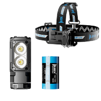 Wuben E7 1800lm Ultracompacte en Lichtgewicht LED Hoofdlamp & Zaklamp Met 18350 Batterij Hoge Lumen Oplaadbare Mini Fakk