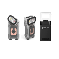 WUBEN X3 Uil 700LM Mini LED sleutelhangerzaklamp 180 ° roterende kop Beste EDC zaklamp Draadloze oplaaddoos Ultralichte