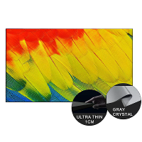 WUPRO Grijze Kristallen Vaste Beeldscherm Projectiescherm 92/110/120/130 Inch 3D 4K UHD 160° Kijkhoek 16:9 1.8 Gain Held