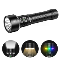 Wurkkos TS27 3200 Lumens Superheldige Zaklamp 845 Meter Bereik RGB Verlichting Wordt geleverd met 15000mAh LiFePO4 Batte