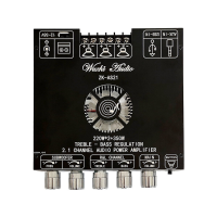 ZK AS21 TPA3251 2.1 Kanaals Bluetooth 5.0 Digitale Versterker Board Module High low Tone Subwoofer 220W * 2 + 350W