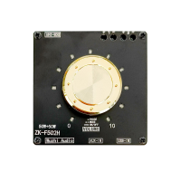 ZK F502H Cool Volume Indicator Bluetooth Audio Eindversterker Board Module TPA3116D2 Stereo 50W + 50W