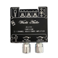 ZK LT21 Bluetooth Audio Digitale Eindversterker Board Module 2.1 Kanaals 15W+15W+30W met Subwoofer