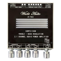 ZK TB22 2.1 Kanaals Bluetooth 5.1 Audio Eindversterker Board Stereo Tweeter Bas Subwoofer Aanpassing TWS True Wireless T